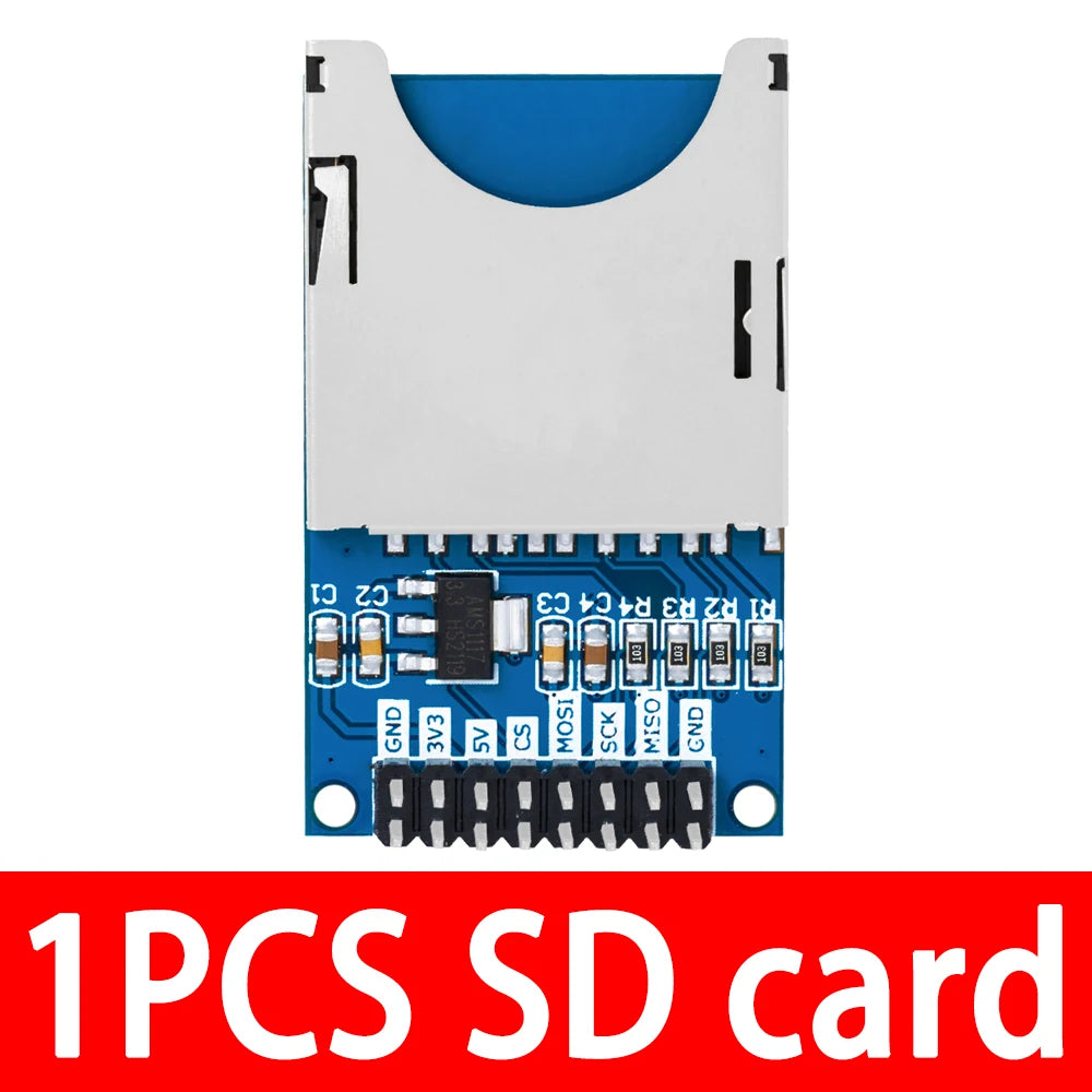 Micro SD TF Card Memory Shield SPI Module for Arduino SD Card Module Axl 1pcs sd card