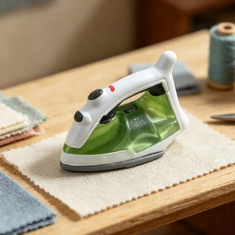 1:12 Dollhouse Miniature Steam Iron Model Ornament | DIY Dollhouse Accessory Axl