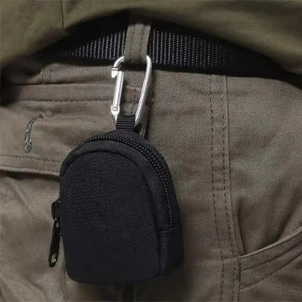 Mini Canvas Key Wallet – Tactical Coin & Key Holder Pouch Canvas Key Wallet Axl