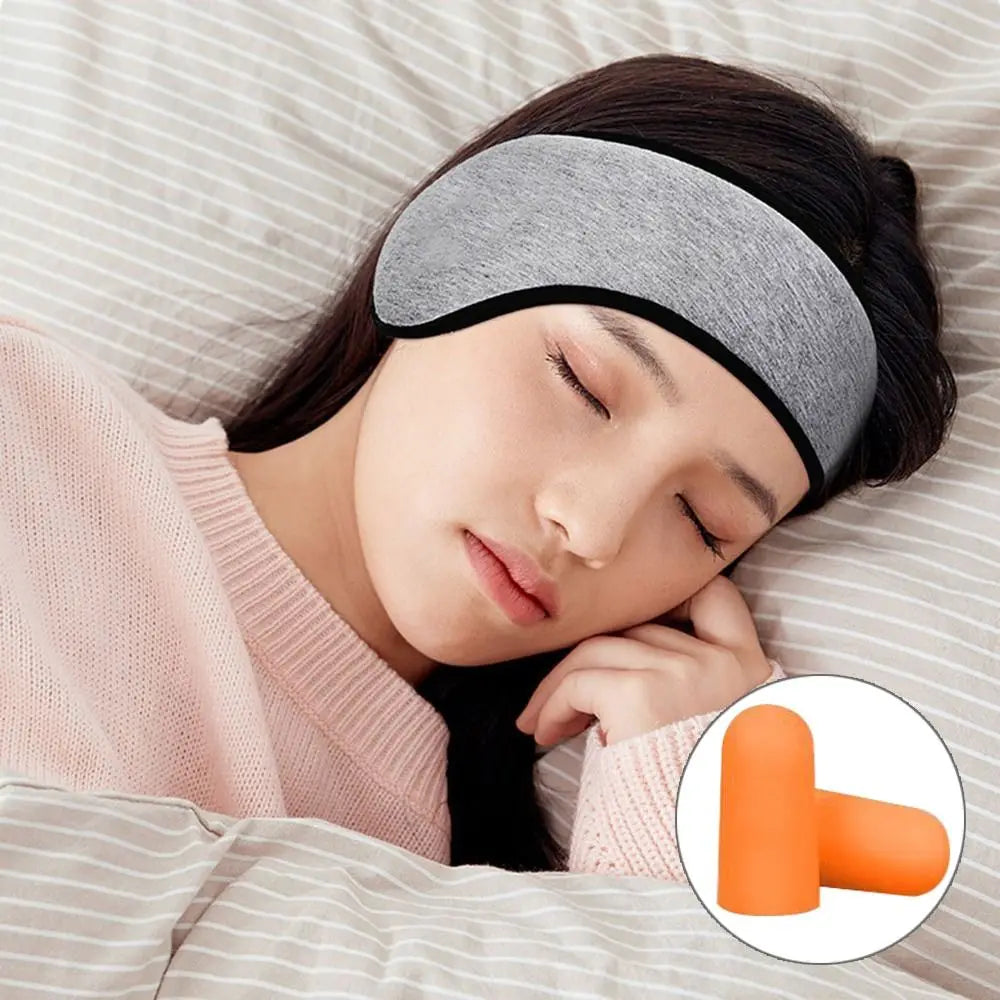 Adjustable Blackout Sleep Mask with Noise-Reducing Ear Muffs Sleep Mask Axl