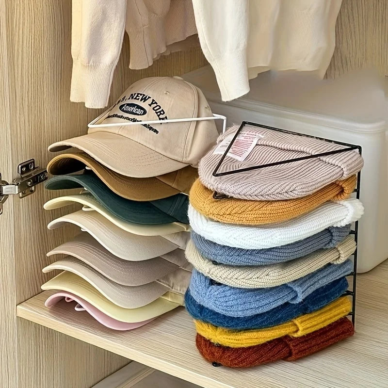 Metal Hat Organizer – Freestanding Multi-Tier Cap Storage Rack Hat Storage Rack Axl