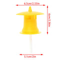 5-Pack Fruit Fly Trap Caps – Reusable Fly Catcher Pest Control Fruit Fly Trap Axl one size