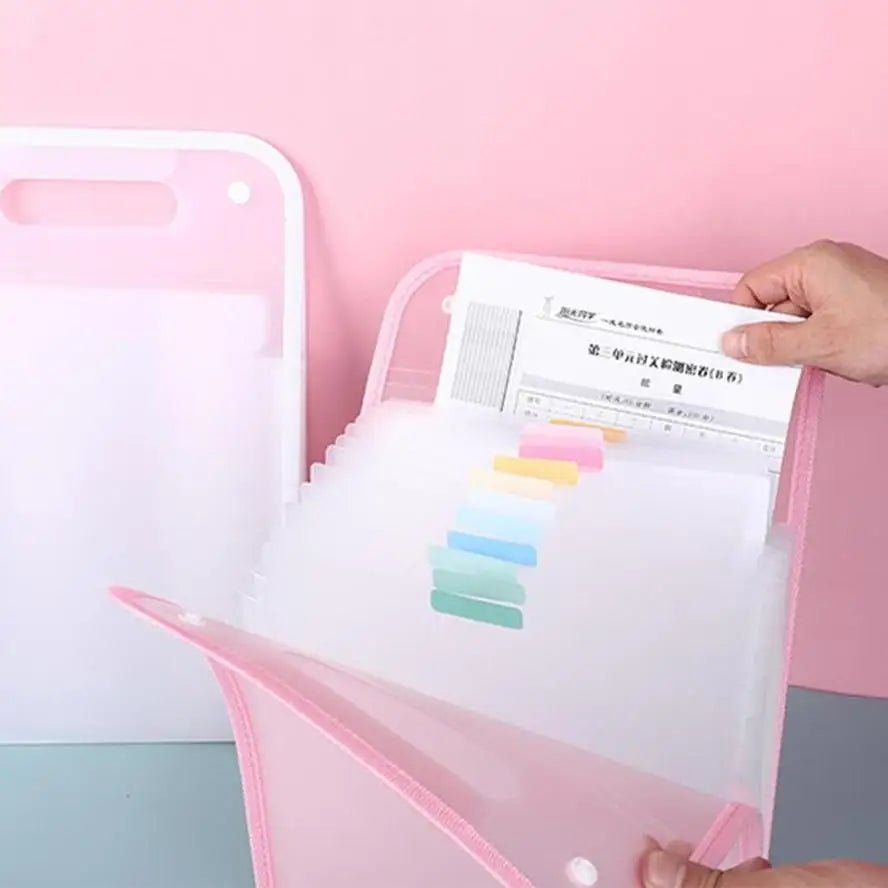 13-Grid A4 Vertical Document Organizer – Transparent PP Box Document File Organizer Axl