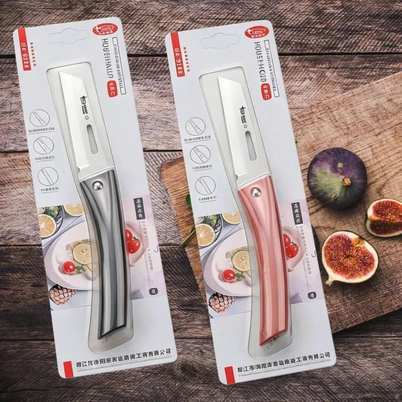 Stainless Steel Folding Fruit Knife – Portable Peeling Knife Folding Fruit Knife Axl