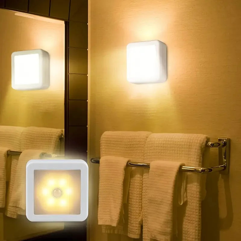 Smart LED Motion Sensor Night Light – Warm & White Wall Light LED Night Light Axl