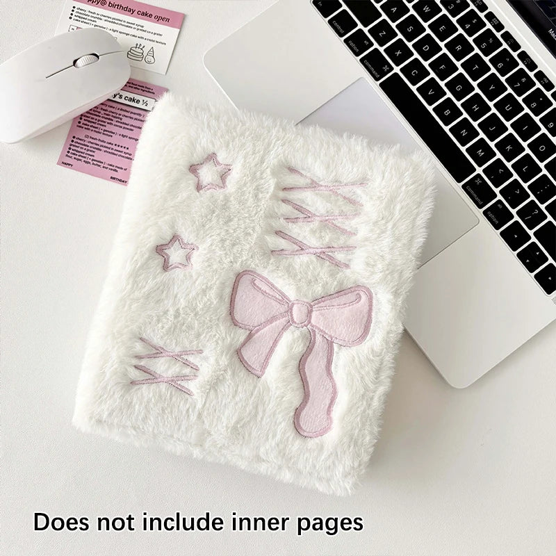 A6 Plush Ballet Bowknot Photocard Binder Album – Kpop Holder Photocard Binder Album Axl A2