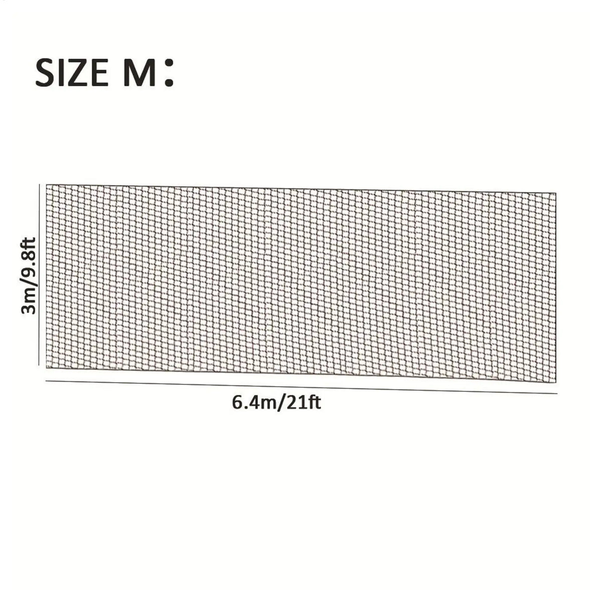 Weatherproof Ball Stop Netting – Nylon Multi-Sport Barrier Sports Barrier Netting Axl