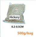 500g BBQ Wood Chips – Apple, Cherry, Oak & Hickory Sawdust BBQ Wood Chips Axl Hickory chips 0.5cm