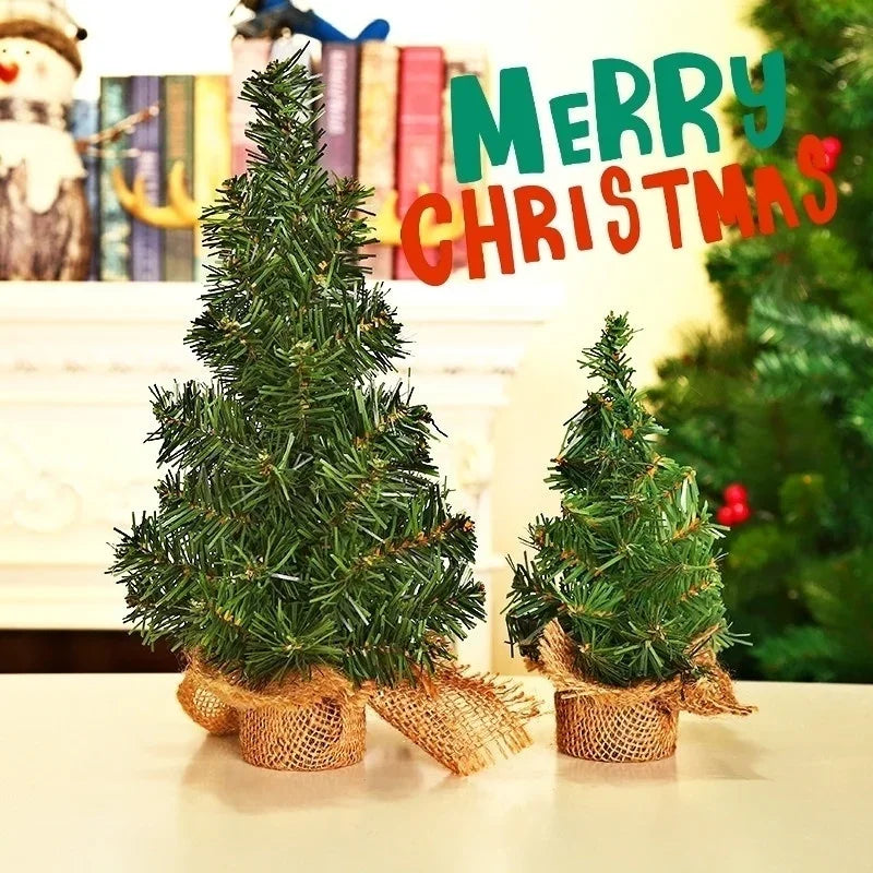 Mini Snowy Pine Christmas Tree 20cm/30cm – Desktop Decor Mini Christmas Tree Axl