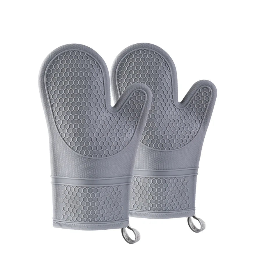 Silicone Oven Mitts 2-Pack | Heat Resistant 500°F, BPA-Free Silicone Oven Mitts Axl