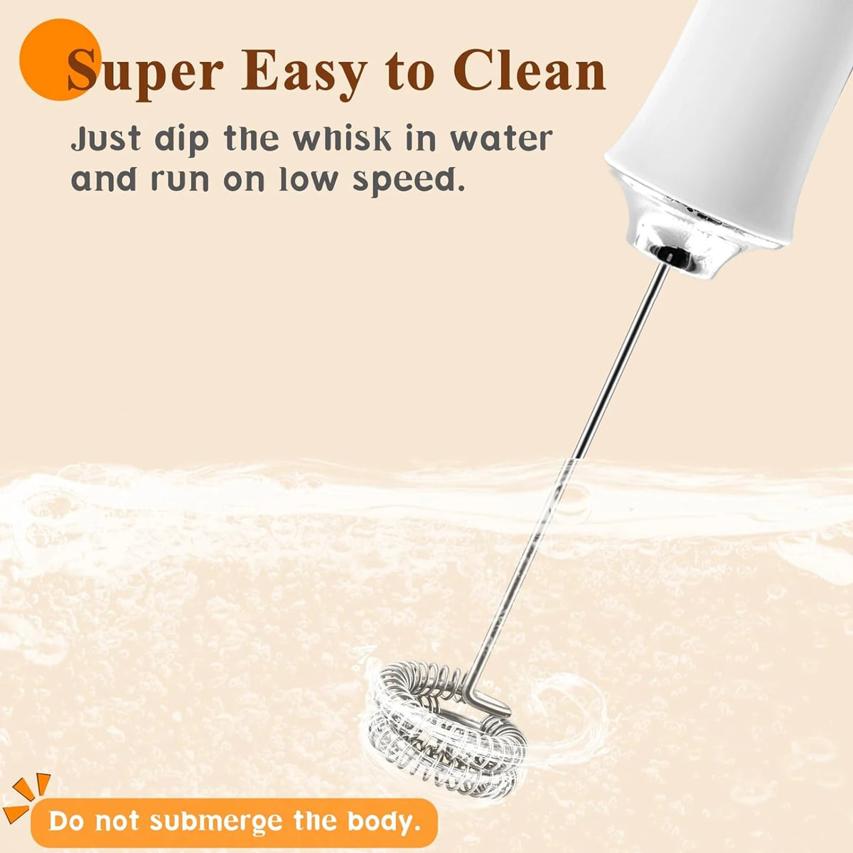 ONEKA Rechargeable Handheld Milk Frother – Electric Foam Maker Milk Frother Axl