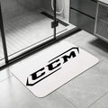 Diatomite Bath Mat – Hockey Print, Quick-Dry & Anti-Slip Diatomite Bath Mat Axl White4 50x80cm