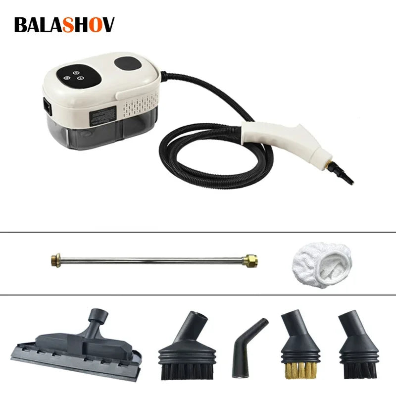 BALASHOV 2500W Handheld Steam Cleaner – Home, Car & Kitchen Handheld Steam Cleaner Axl Smart 110 V