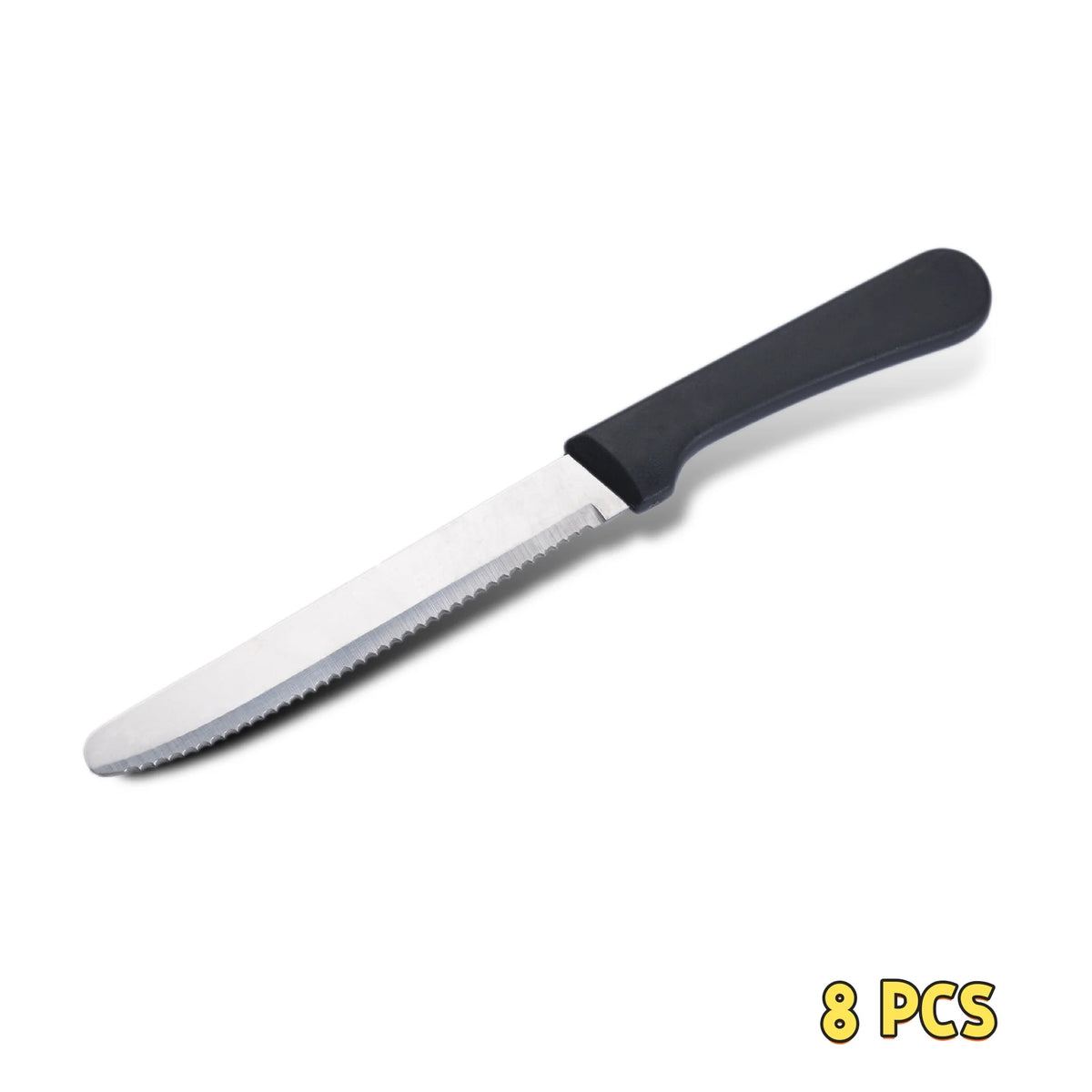 Steak Knives Set 1–8 Pcs | Serrated Stainless Steel, Dishwasher Safe Steak Knife Set Axl 8 Pc Knife Set