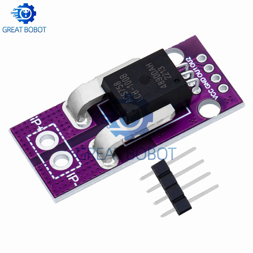 ACS758 Hall Effect Linear Current Sensor Module 50A 100A Current Sensor Module Axl