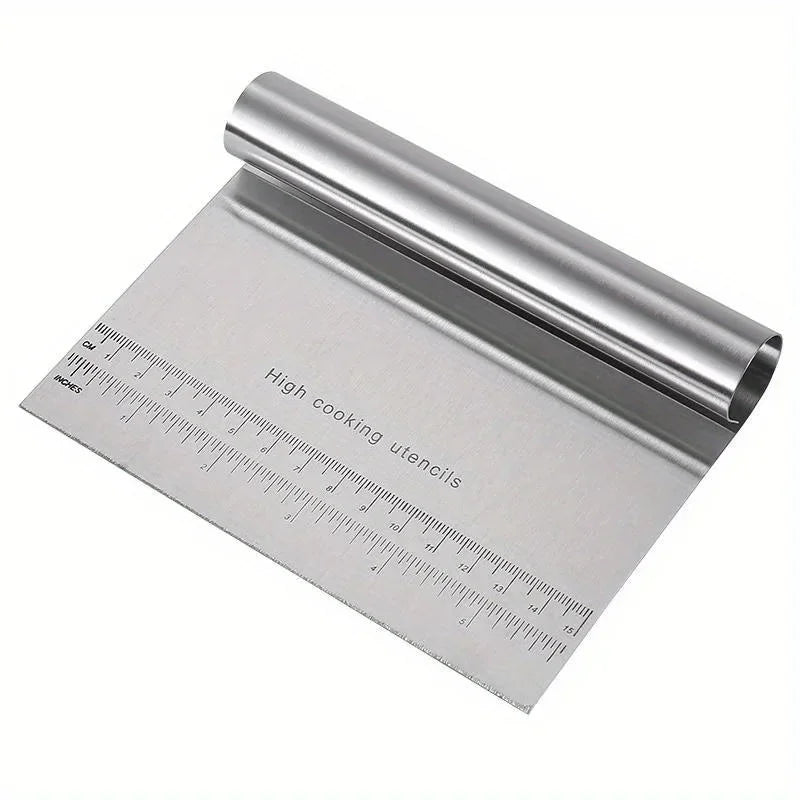 Stainless Steel Dough Chopper Bench Scraper & Pastry Cutter Pastry Cutter Scraper Axl