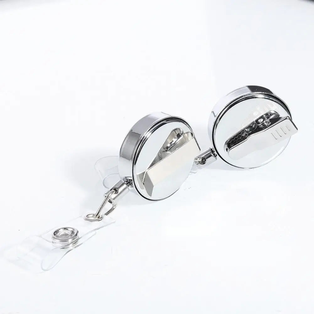 Retractable Badge Reel ID Card Holder Clip & Keyring Badge Reel Clip Axl