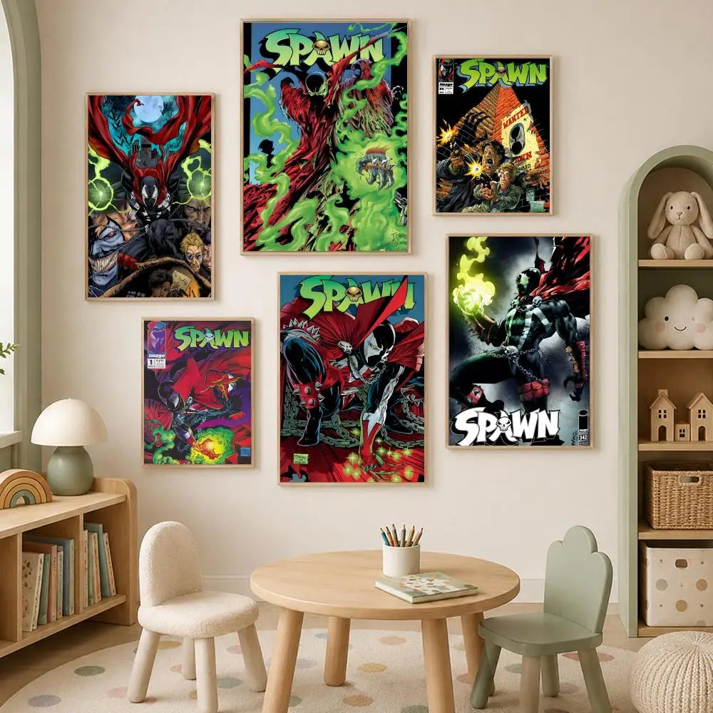 Spawn HD Self-Stick PVC Wall Poster – Waterproof Home Decor Wall Art Poster Axl