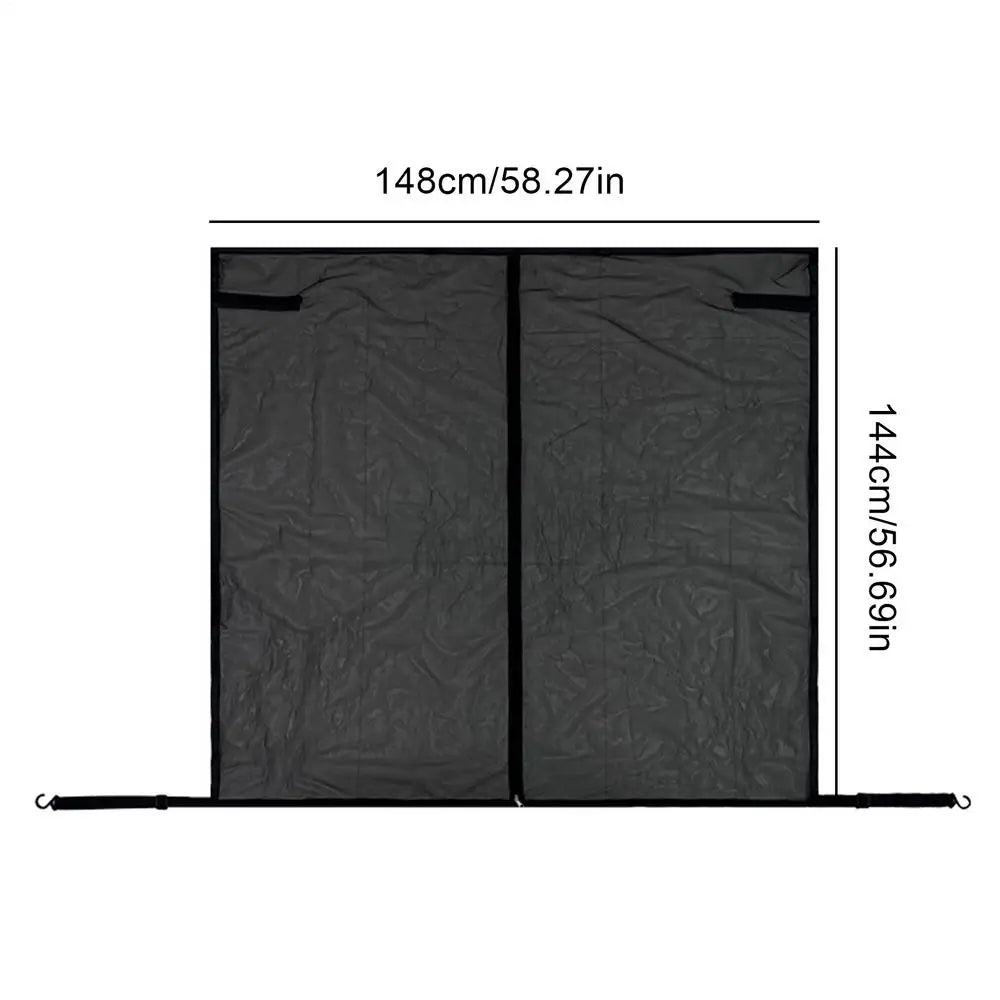 SUV Tailgate Mesh Screen – Magnetic UV Fly Screen 58x57 Inch Tailgate Mesh Screen Axl Black