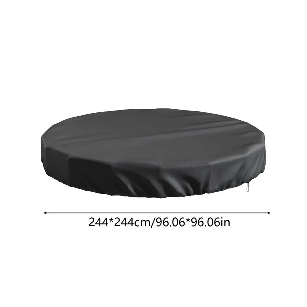 Round Pool Cover – Waterproof UV-Resistant Oxford, Foldable Round Pool Cover Axl 8FT