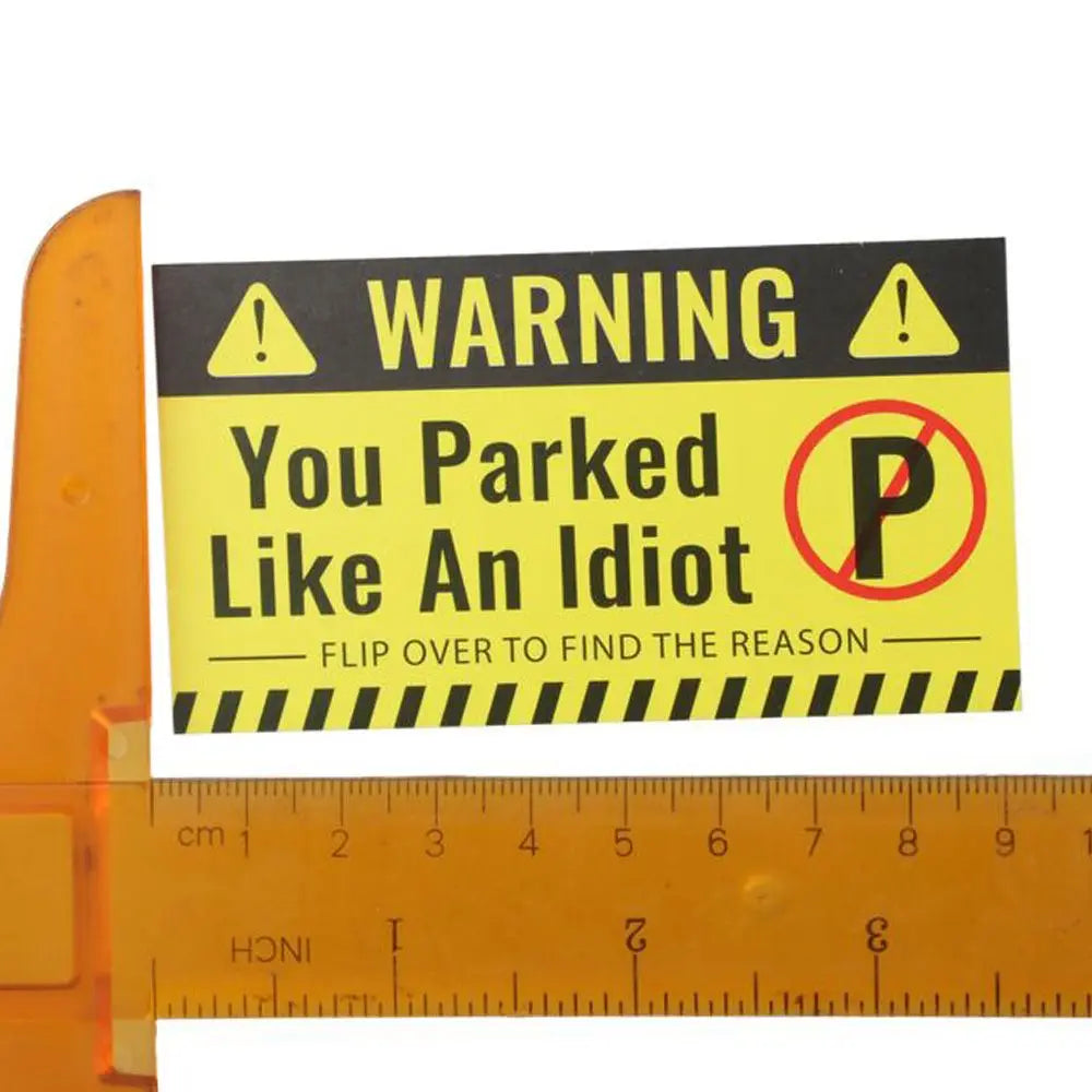 100 Funny Bad Parking Cards – Multi-Violation Notice Pack Novelty Parking Cards Axl