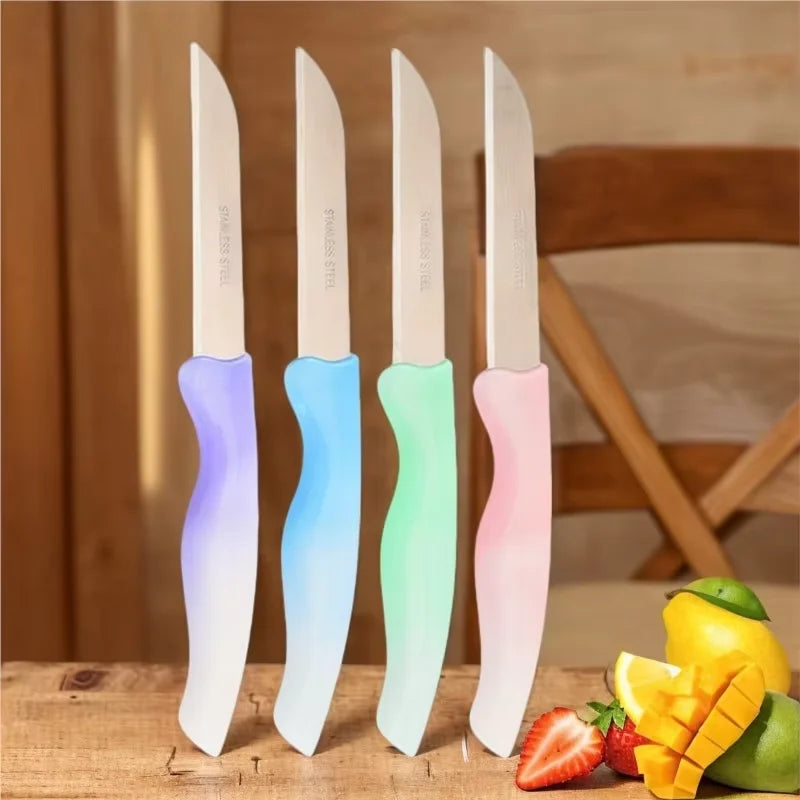 4-Piece Gradient Stainless Steel Paring Knife Set | Kitchen Paring Knife Set Axl