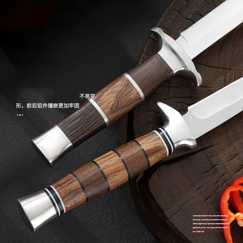 XUAN FENG D2 Steel Boning & Butcher Knife – Wood Handle Butcher & Boning Knife Axl