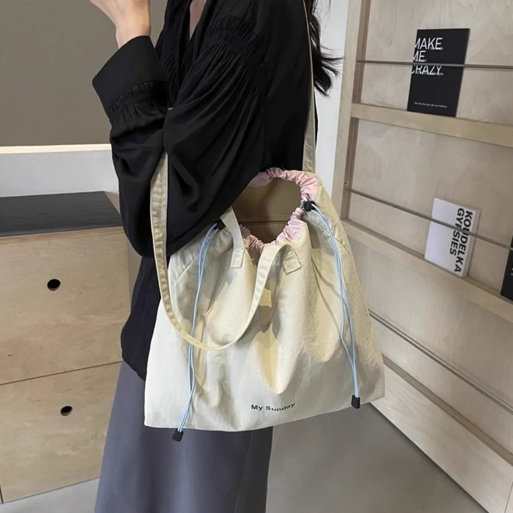 Large Canvas Shoulder Tote Bag – Women's School & Office Bag Canvas Shoulder Tote Axl