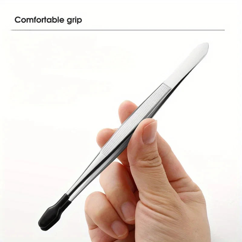 Precision Tweezers Set 1-5 PCS – Rubber Grip, Jewelry & DIY Precision Tweezers Set Axl