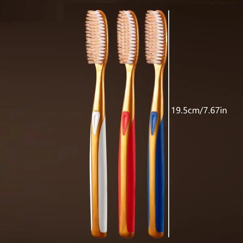 6-Pack Large Head Soft Bristle Toothbrush | Anti-Slip U-Shape Soft Bristle Toothbrush Axl