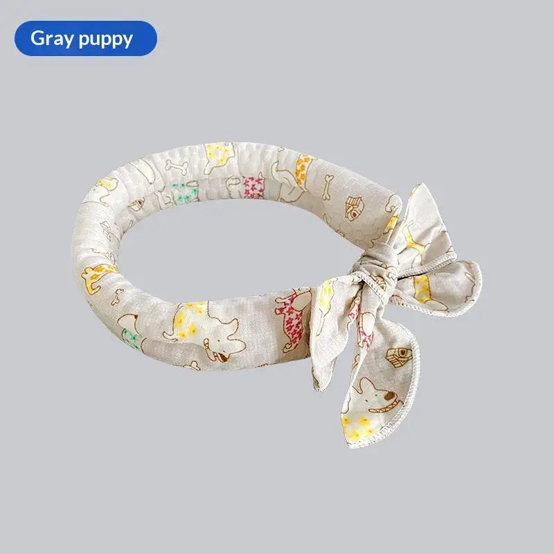 Pet Cooling Scarf – Adjustable Collar for Cats & Puppies Pet Cooling Scarf Axl H
