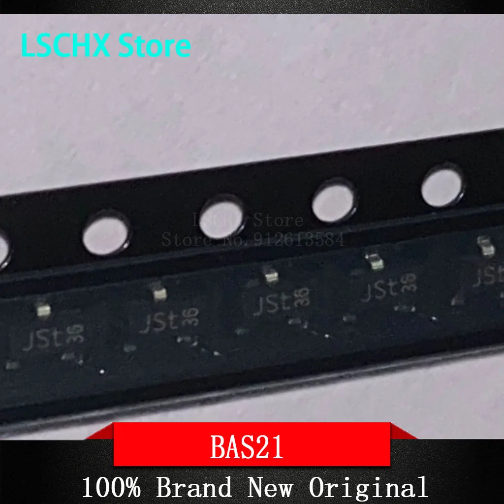 50pcs BAS20 BAS21 BAS29 SOT-23 Switching Diodes – General Purpose Switching Diodes Axl