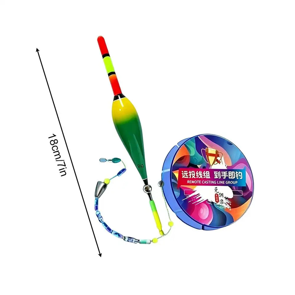 Automatic Bobber Fishing Line Set with Float – 100m Nylon Bobber Fishing Line Set Axl 1 Set
