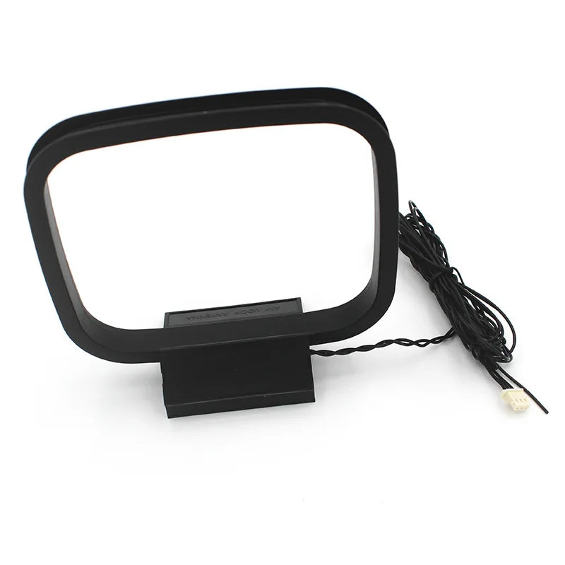 Indoor AM/FM Loop Antenna – 3-Pin Connector for Stereo Receivers Indoor Radio Antenna Axl