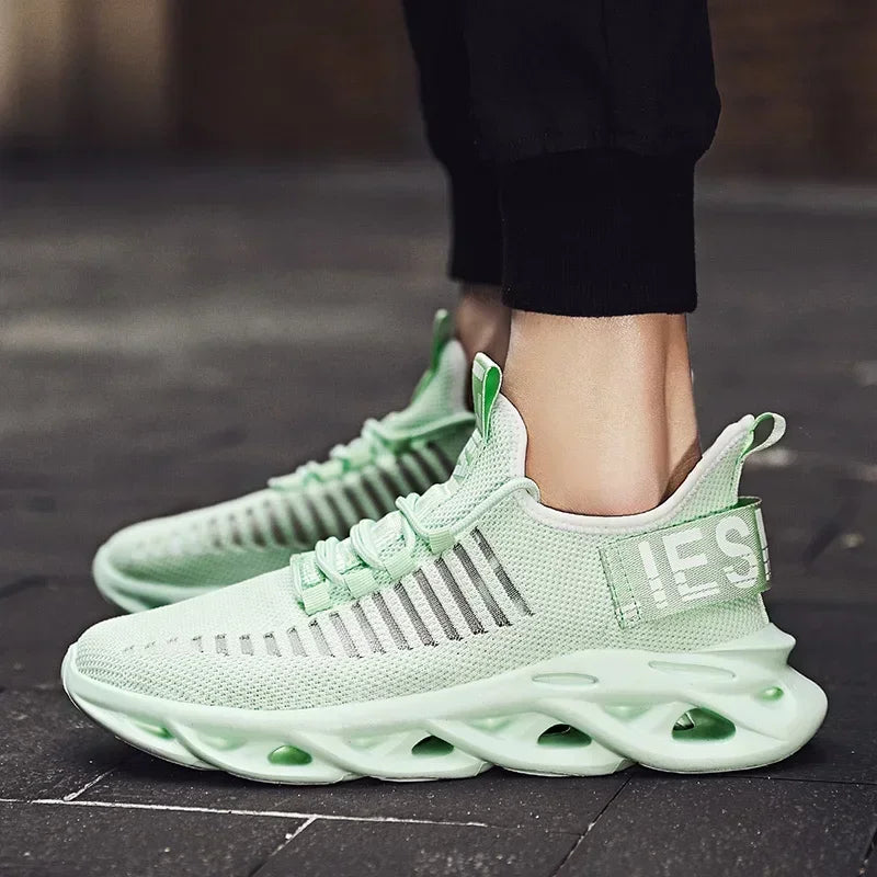 AZGB Women's Platform Sneakers – Breathable Lace-Up Shoes Women's Sneakers Axl
