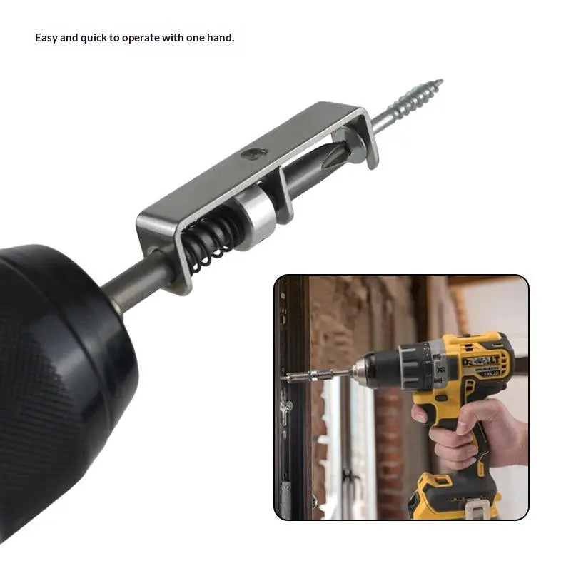 Spring-Loaded Screw Holder Bit – Anti-Drop Screwdriver Bit Screw Holder Bit Axl