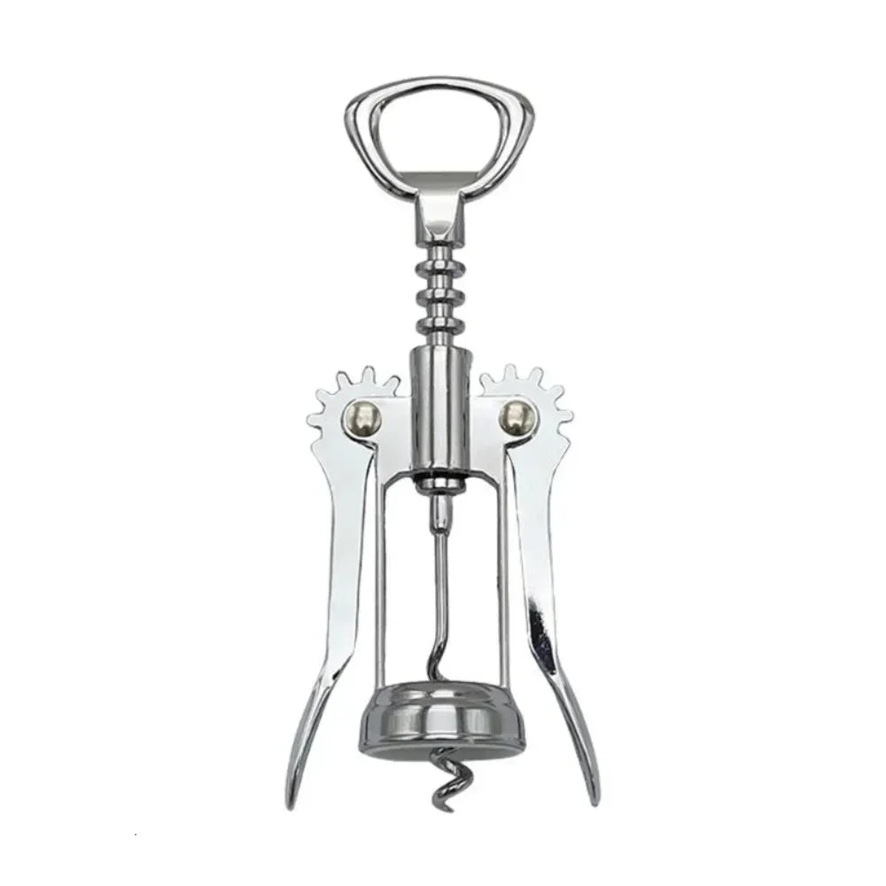Zinc Alloy Wine Opener with Foil Cutter | Effortless Uncorking Wine Bottle Opener Axl