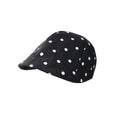 Retro Y2K Polka Dot Beret – Korean Style Newsboy Cap Women's Beret Hat Axl Black