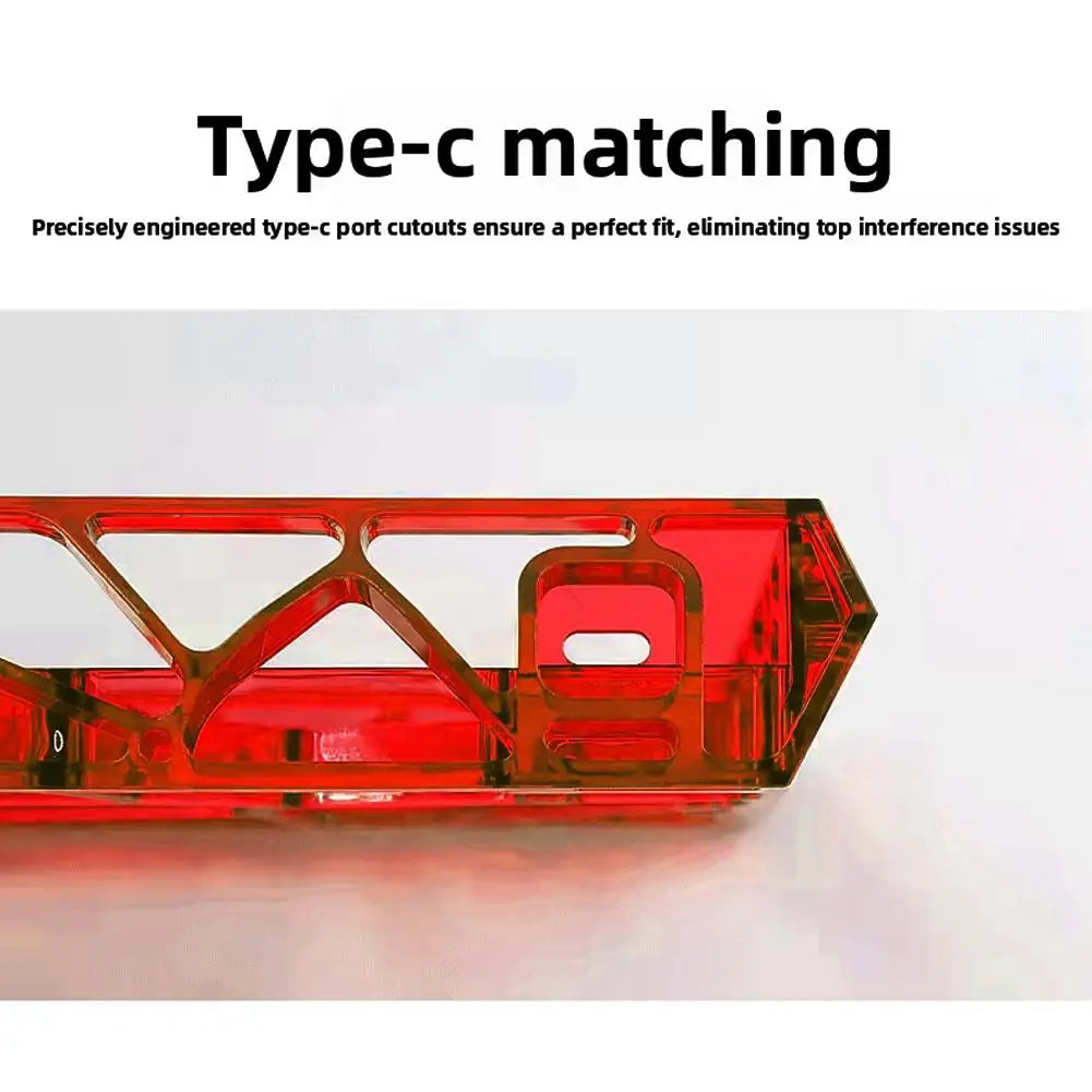 60% Transparent PC Keyboard Case – Hollow Custom Keyboard Shell Keyboard Case Axl
