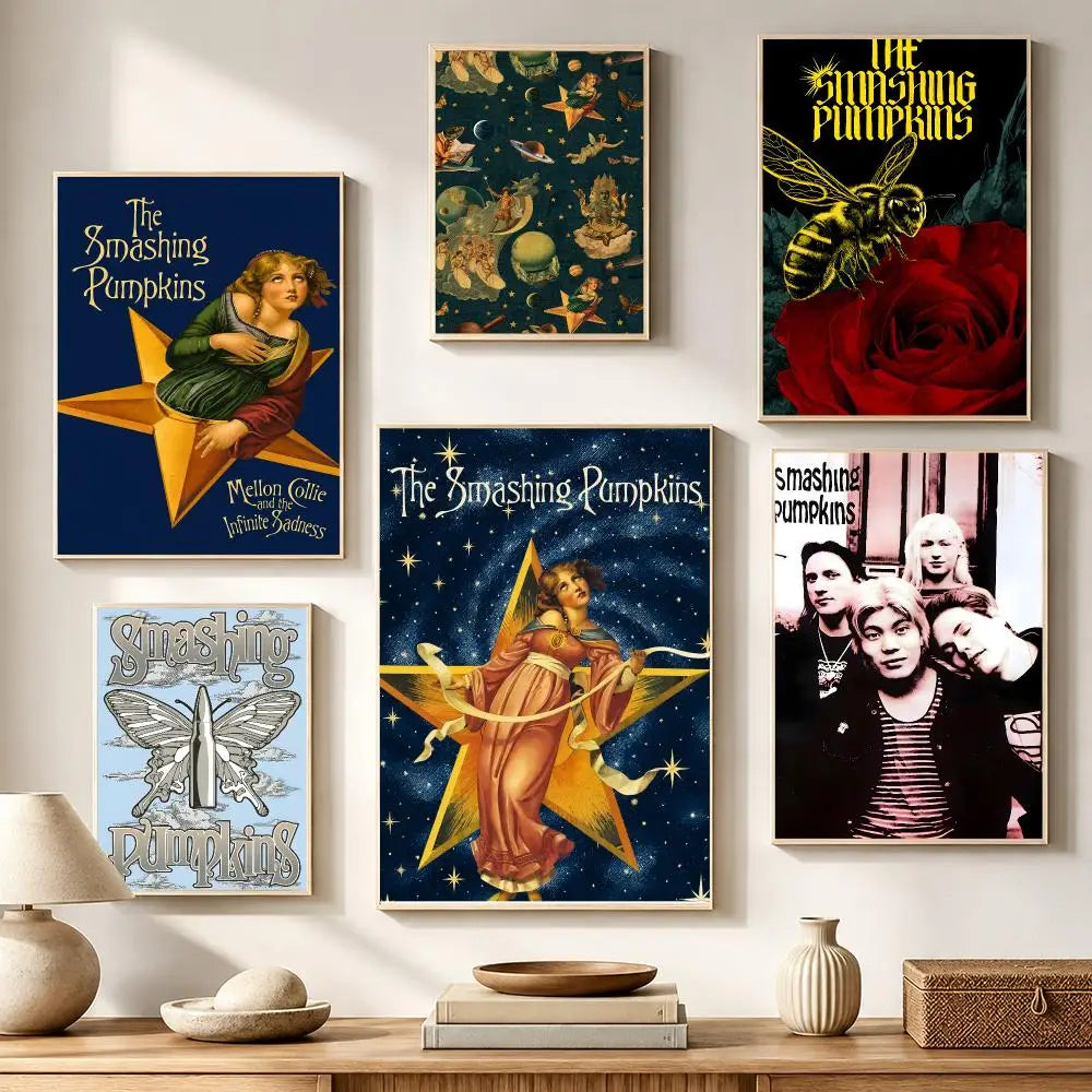 Smashing Pumpkins Poster – HD Waterproof PVC Wall Sticker Wall Sticker Poster Axl