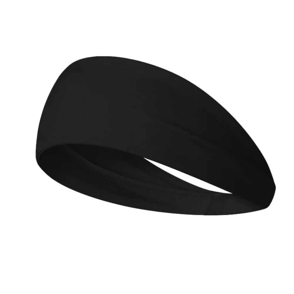 Women's Quick-Dry Moisture-Wicking Workout Headband Stretchy Sports Headband Axl Black