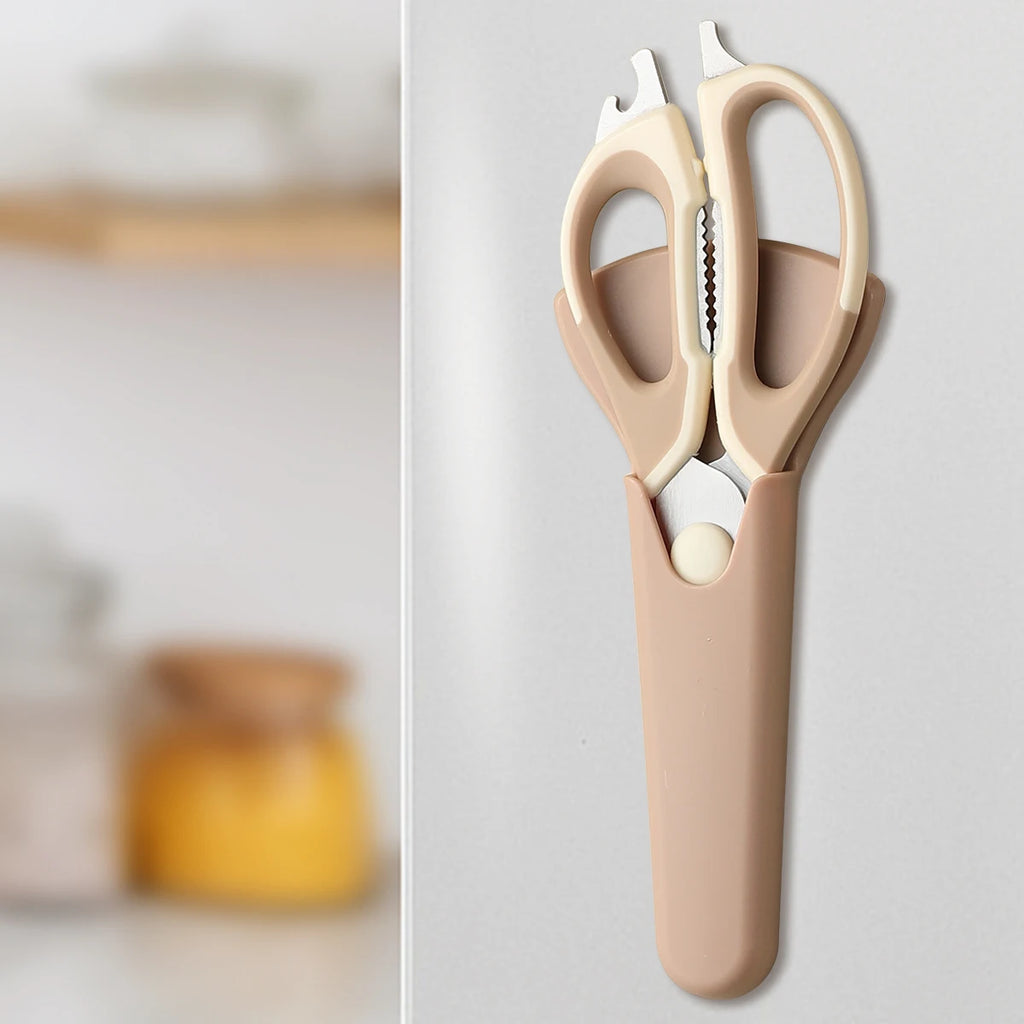 SHENJIU Take-Apart Kitchen Shears with Magnetic Holder | Bone Scissors Kitchen Shears Axl