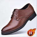 Men's Patent Leather Oxford Dress Shoes | Formal Lace-Up Men's Oxford Shoes Axl 2069 Brown Velvet 42