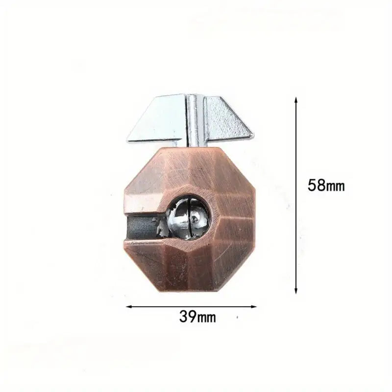 Turtle Shell Metal Lock Puzzle – Brain Teaser IQ Toy Gift Metal Brain Teaser Axl