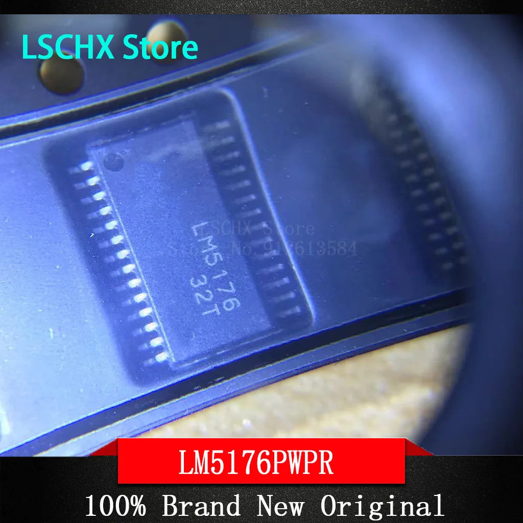 5pcs LM5176 HTSSOP-28 55V 4-Switch Buck/Boost Controller IC Buck/Boost Controller IC Axl