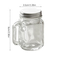 35ml Mini Glass Jar with Lid – Leakproof Portable Bottle Mini Glass Jar Axl 1PC 35ml