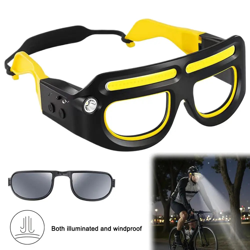 Hands-Free LED Glasses Headlamp – 800 Lumen Rechargeable Light LED Glasses Headlamp Axl