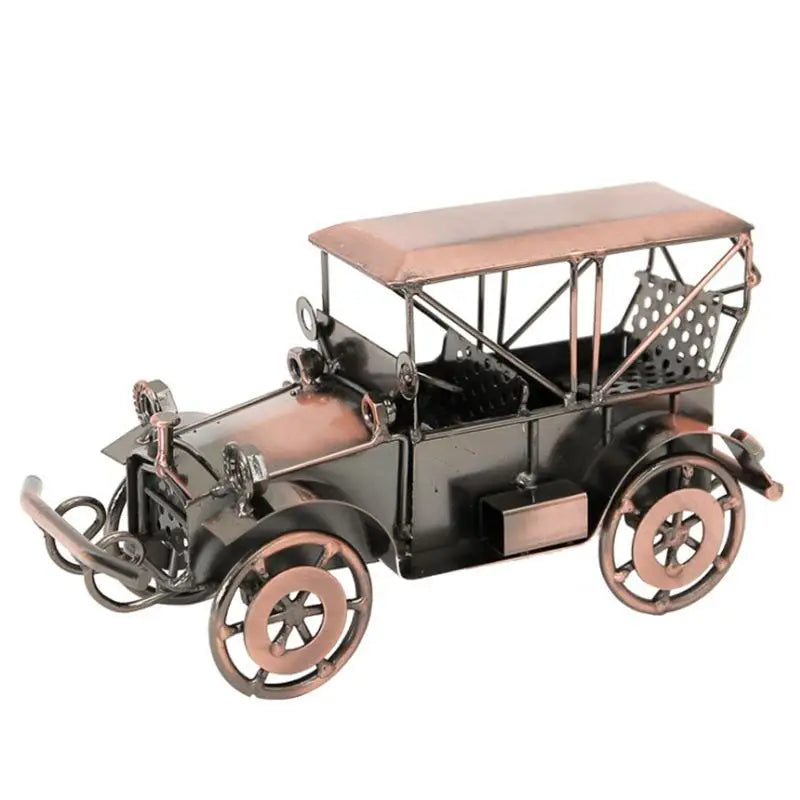 European Antique Classic Car Metal Ornament | Zinc Alloy Decor Metal Car Ornament Axl