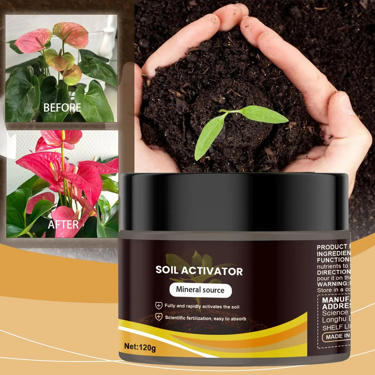 120g Organic Soil Activator – Garden Soil Conditioner Soil Conditioner Axl 120g