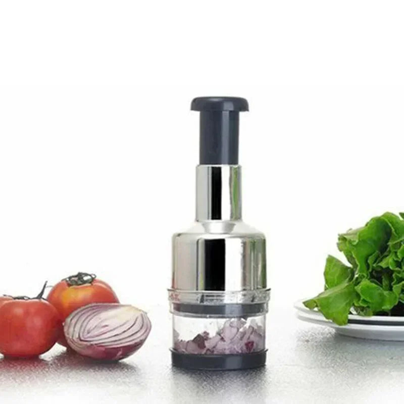Stainless Steel Garlic & Onion Dicer Mincer Cutter Peeler Tool Garlic Onion Dicer Axl